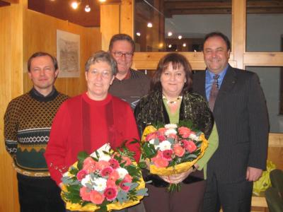 Übergabe Anneliese Jordan - Leitung der Bibliothek